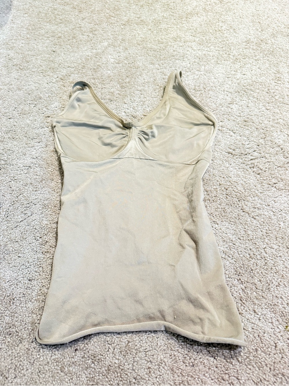 SPANX Step Into Cami Shapewear Tank Top Nude Beige Plus Size 1X